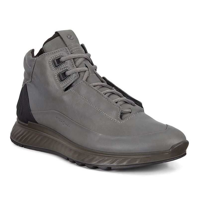 Men Boots Ecco Exostride M - Boots Grey - India VRZBID570